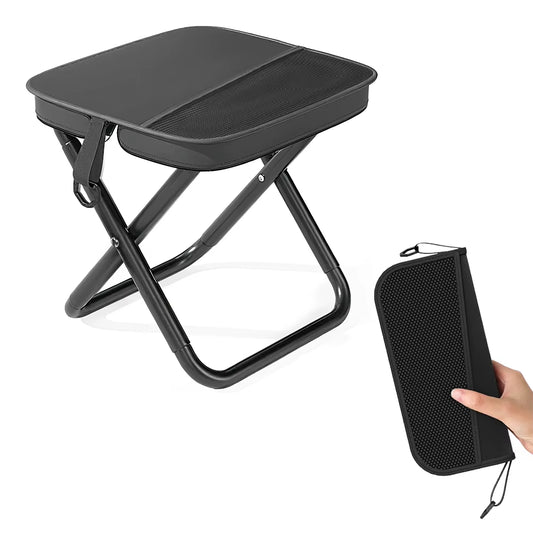Camping Stool,Folding Stools for Adults, Lightweight Mini Collapsible Stool for Hiking, Fishing and Picnic, Hold up to 120Kg