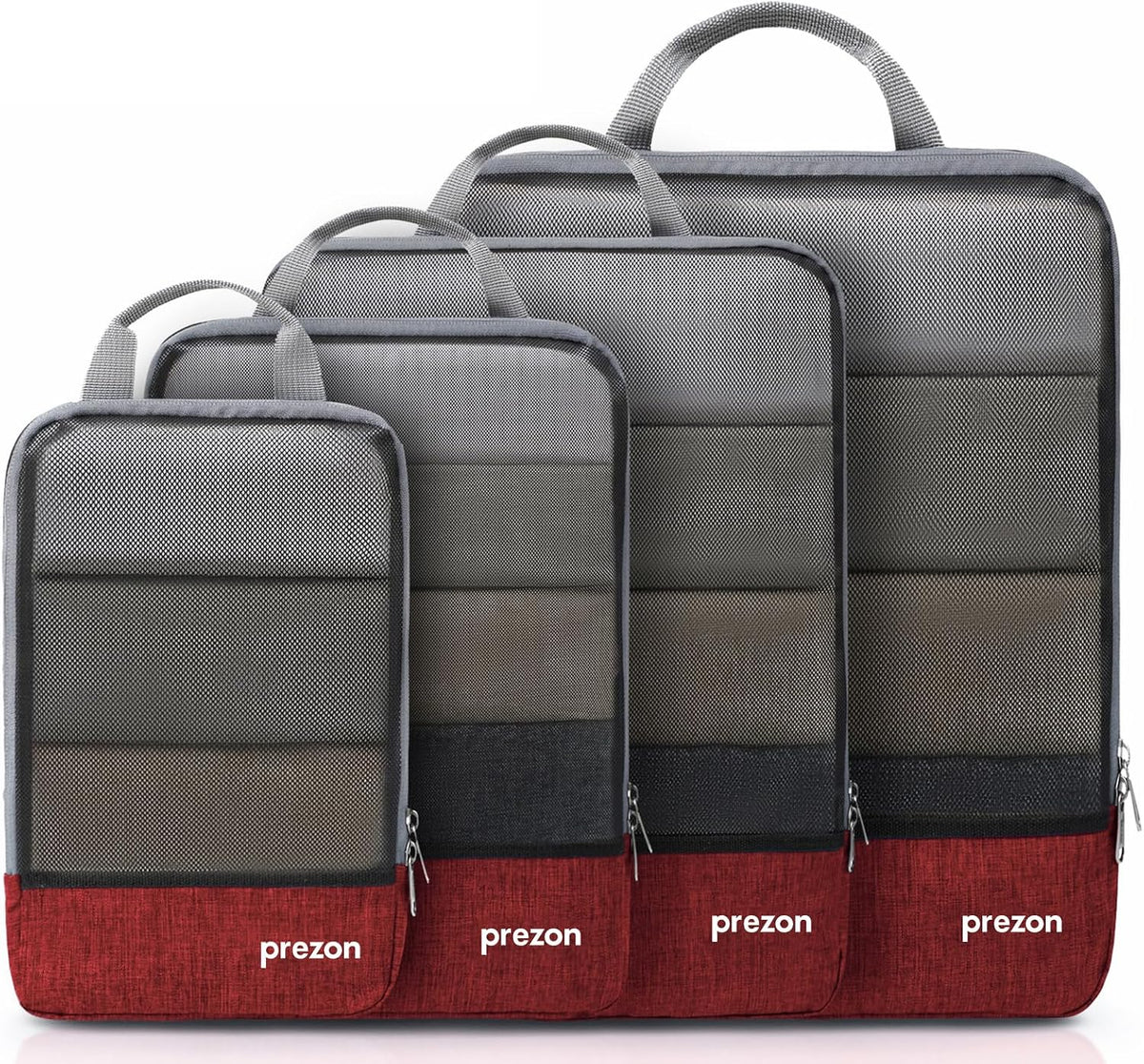 Compression Packing Cubes, Luggage Organiser Set, Extensible Suitcase Organiser, Packing Organisers for Suitcases, Packing Cubes for Travel or Home Storage