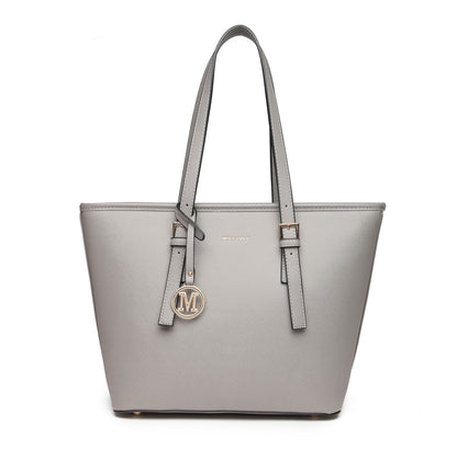 Miss Lulu Minimalist Tote Handbag Structured