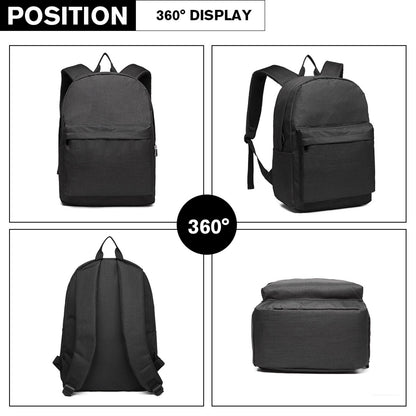 Kono Durable Polyester Everyday Backpack With Sleek Design