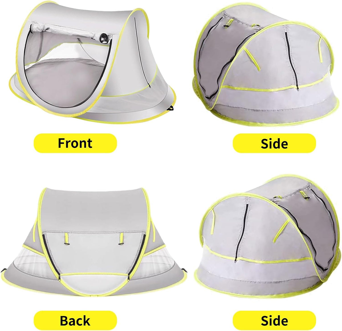Pop up Baby Beach Tent UPF 50+, Toddler Sun UV Protection Shade, Breathable Umbrella with Tent Pegs, Lightweight Portable Shelter Umbrella for Family Outdoor Traveling, Hiking, Camping, Fishing,Picnic