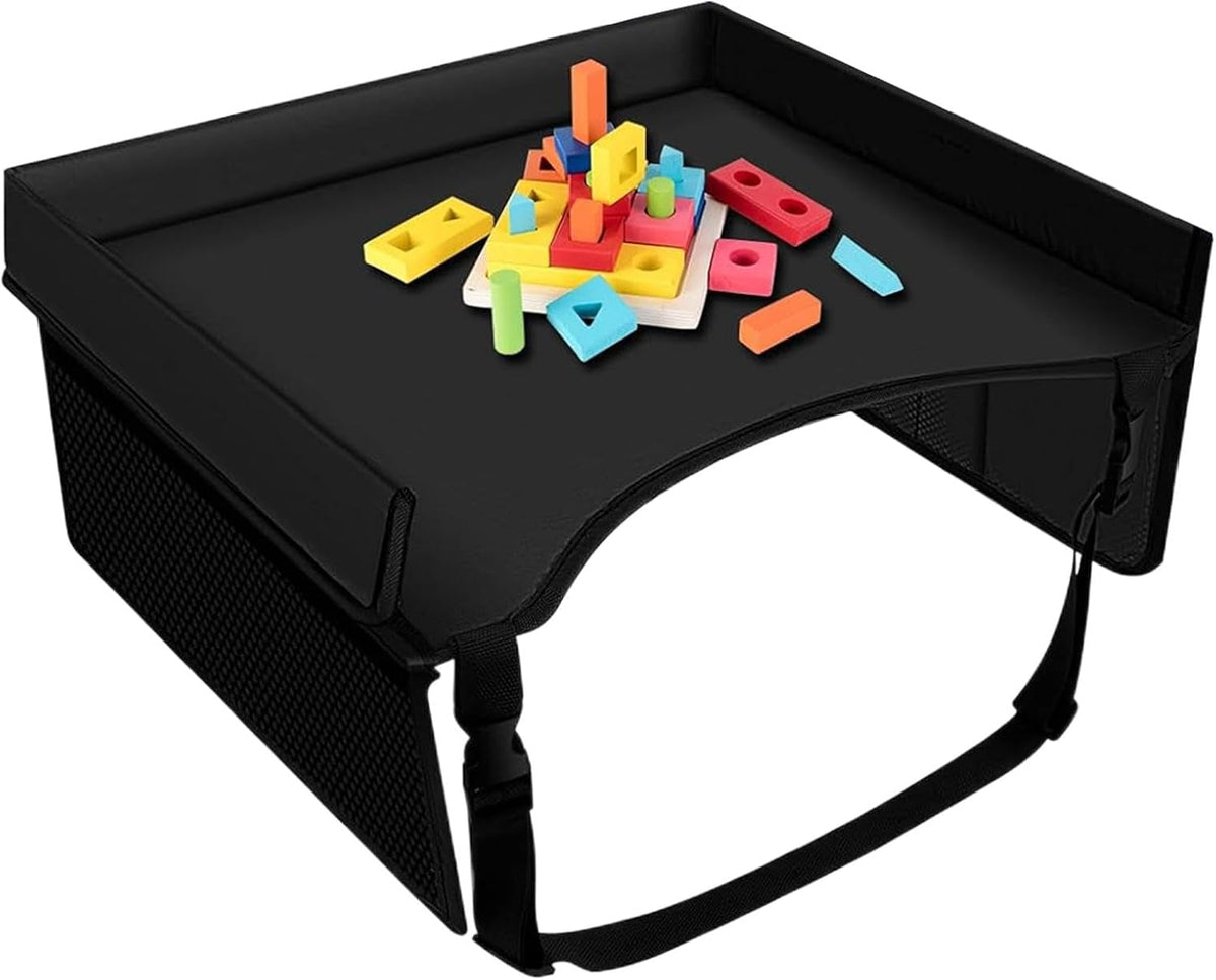 Folding Kids Lap Desk - Car Seat Travel Tray for Road Trip Activities
