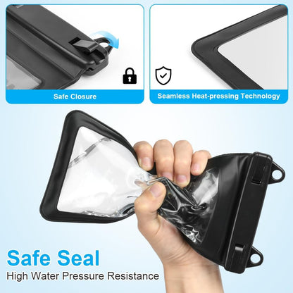 Waterproof Phone Pouch, 2 Pack Large Phone Waterproof Phone Case