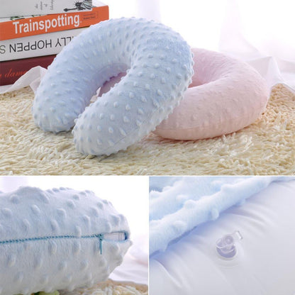Inflatable Neck Pillow for Kids Baby Holiday Travel Neck Pillow Soft Baby Neck Support Pillow Comfortable and Light Neck Pillow Chin Support Pillow Head and Neck Support for Baby Travel Easy Storage