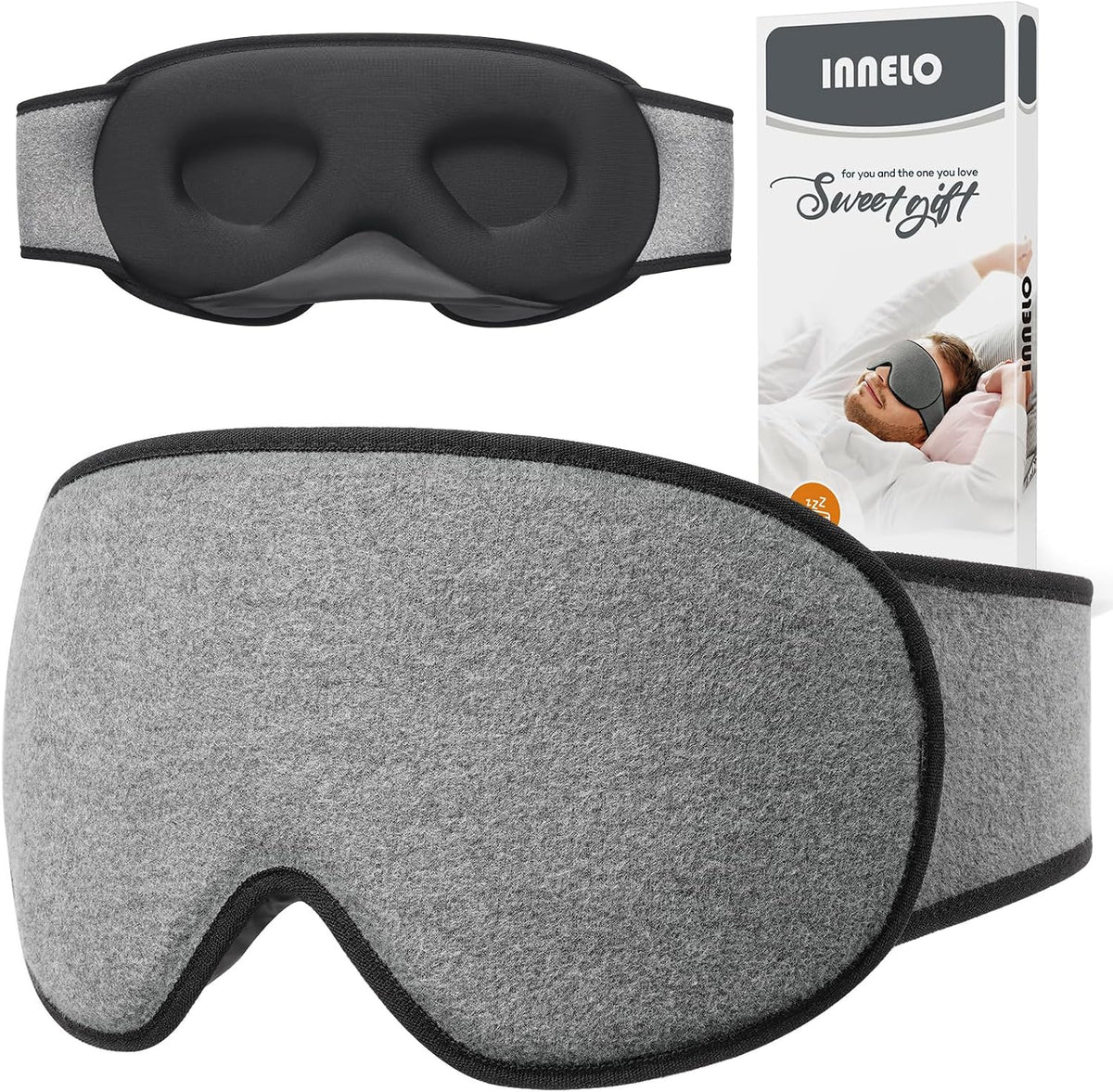 3D Blackout Sleep Eye Mask for Side Sleepers – view 9