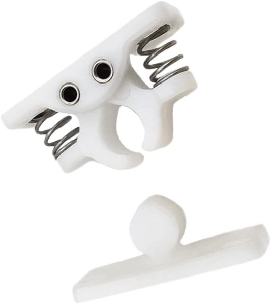Caravan Door Holder Plastic Static Caravan Accessories Catch Door Retainer Sprung Door Stop for Motorhomes Boat, White