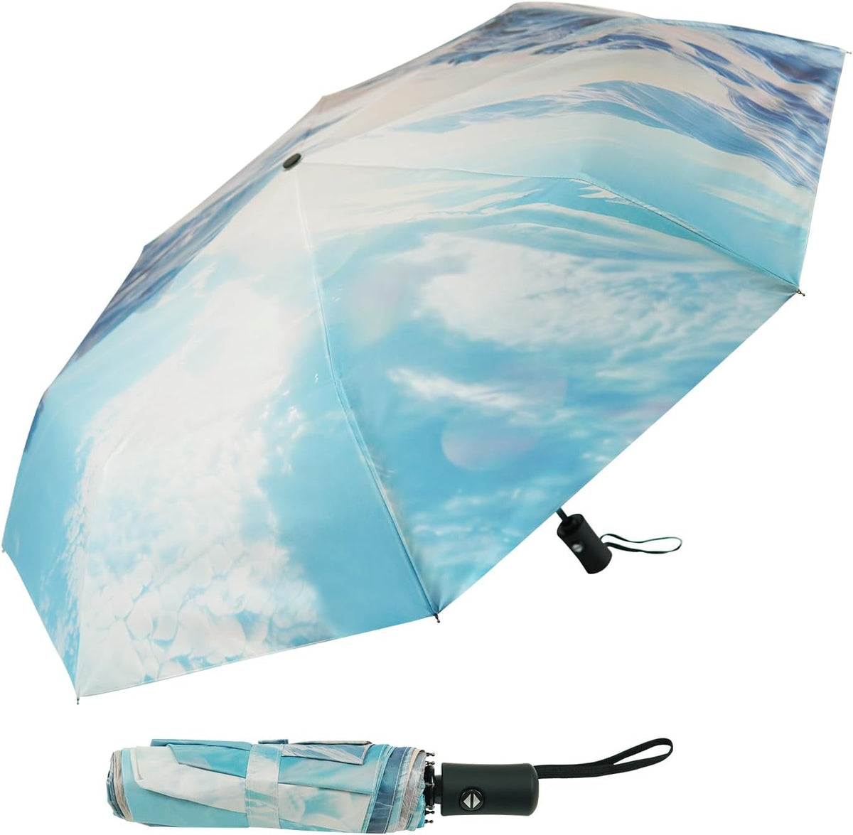 Travel Umbrella Windproof Automatic Unbreakable UV Protection