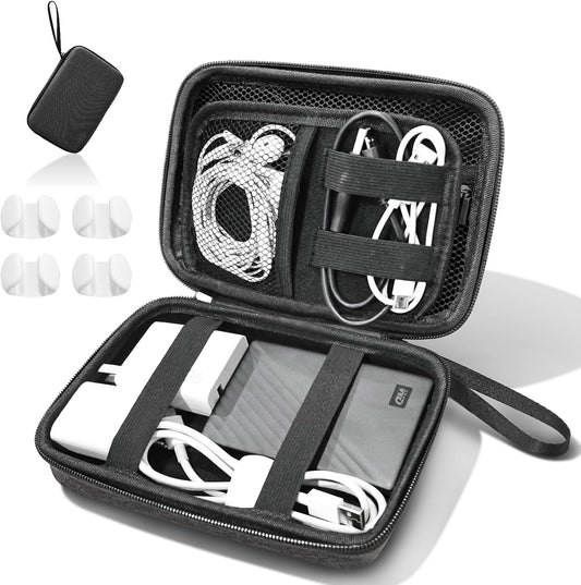 Portable Cable Organiser Bag - with 4 Buckles