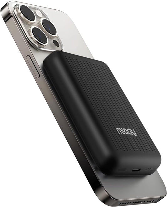 for Magsafe Power Bank, 5000Mah Magnetic Slim Portable Charger