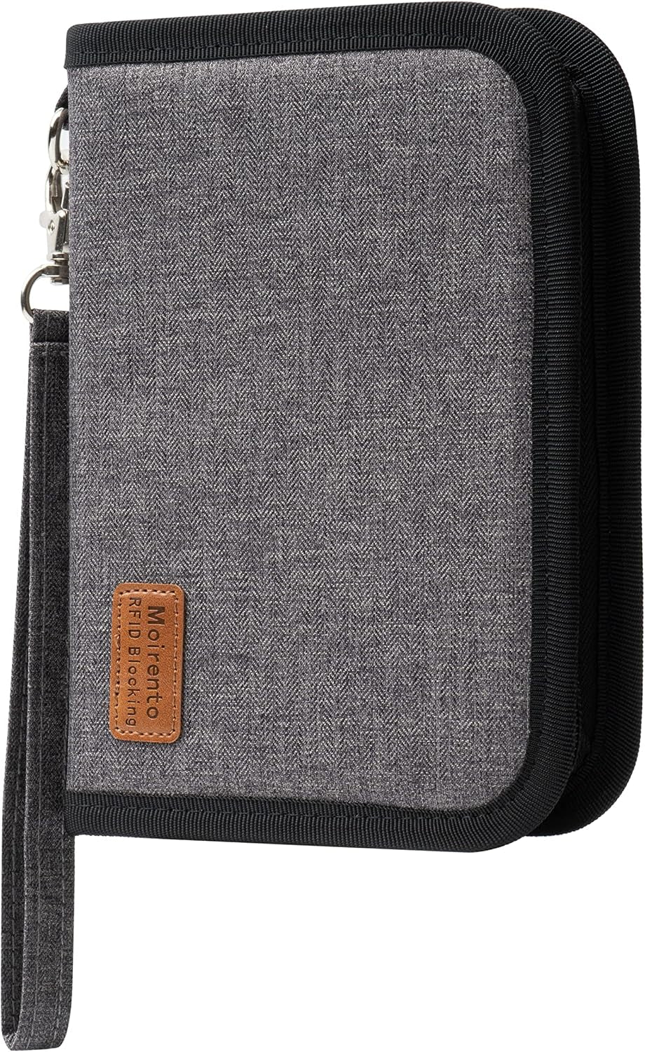 RFID Passport Holder Travel Wallet for 2 - A5 Zip Purse, Red