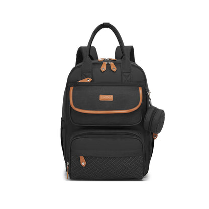 Kono 3-in-1 Mummy Nappy Backpack with Changing Mat & Insulated Pacifier Pouch