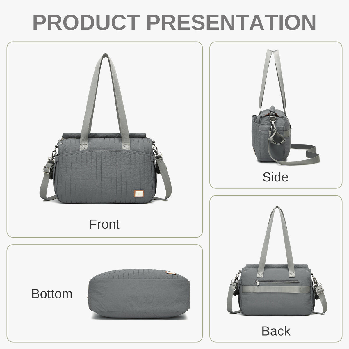Miss Lulu Stylish and Spacious Maternity Diaper Bag