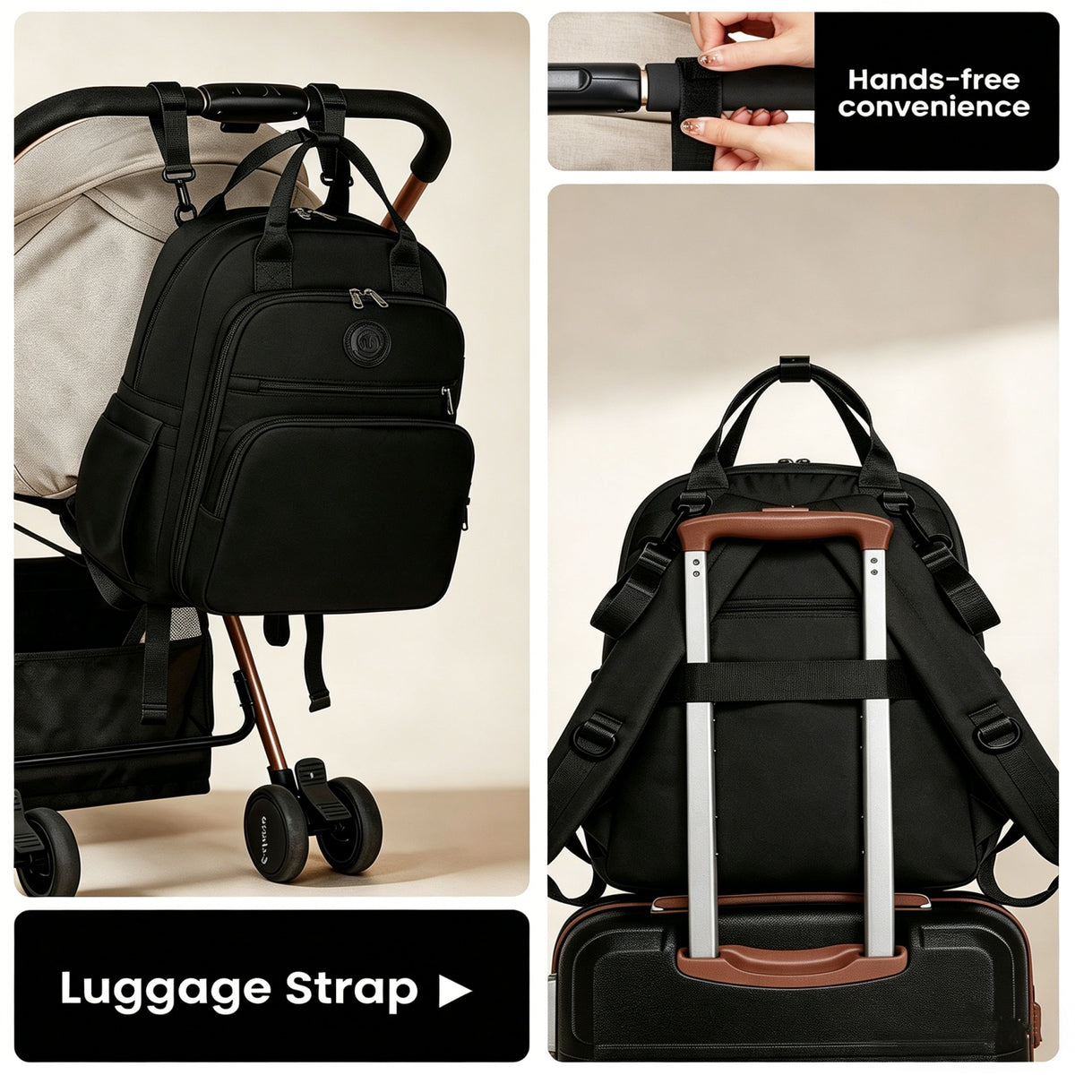 Miss Lulu Stylish Multifunctional Baby Changing Backpack