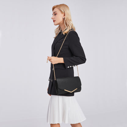 Miss Lulu Vegan Envelope Clutch Bag