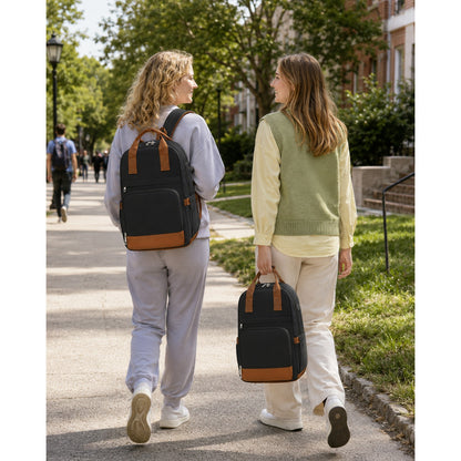 Kono Casual Contemporary Backpack with Laptop Sleeve & Padded Straps for Daily