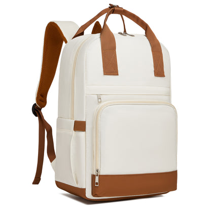 Kono Casual Contemporary Backpack with Laptop Sleeve & Padded Straps for Daily