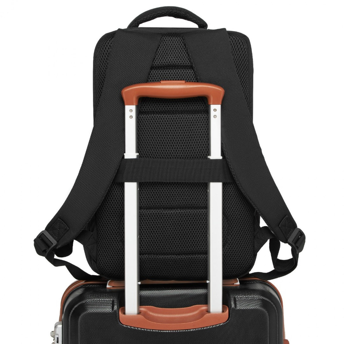 Kono 20L Cabin Backpack with Red Trim for 15.6” Laptop– Water-Resistant Travel