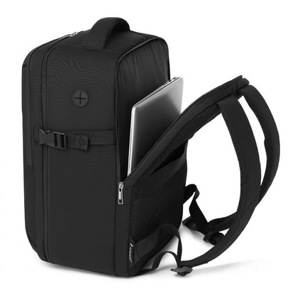 Kono 20L Cabin Backpack with Red Trim for 15.6” Laptop– Water-Resistant Travel