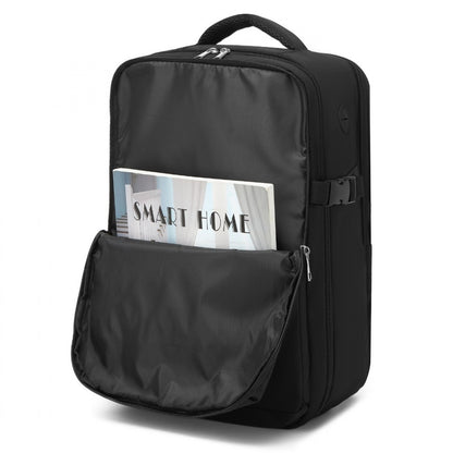 Kono 20L Cabin Backpack with Red Trim for 15.6” Laptop– Water-Resistant Travel