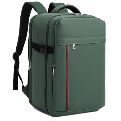 Kono 20L Cabin Backpack with Red Trim for 15.6” Laptop– Water-Resistant Travel