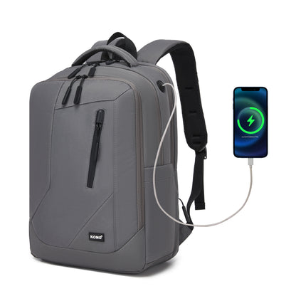 Kono Laptop Backpack with 15.6" Laptop Compartment, Stylish Commuter Bag