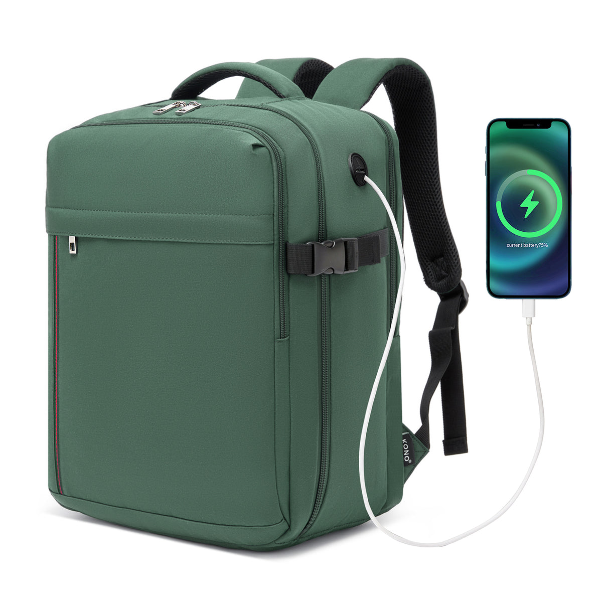 Kono 32L Upgraded Large Backpack, 17.3 Inch Laptop Rucksack