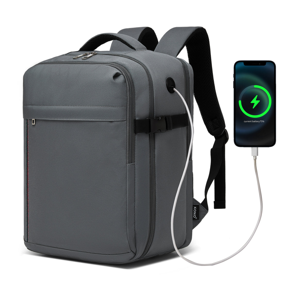 Kono 32L Upgraded Large Backpack, 17.3 Inch Laptop Rucksack