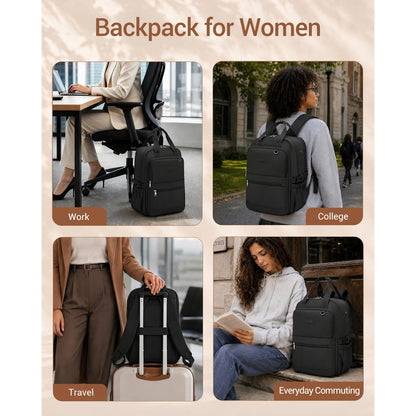 Kono Functional Water-Resistant Laptop Backpack, Trendy Design