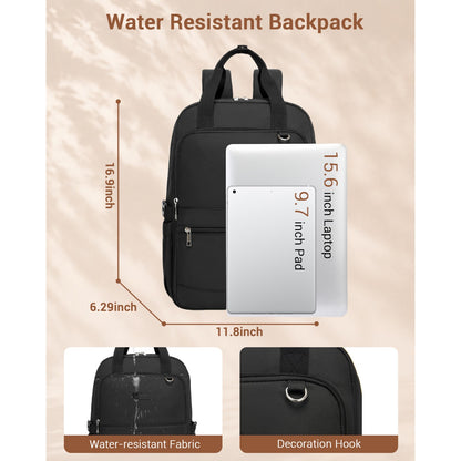 Kono Functional Water-Resistant Laptop Backpack, Trendy Design