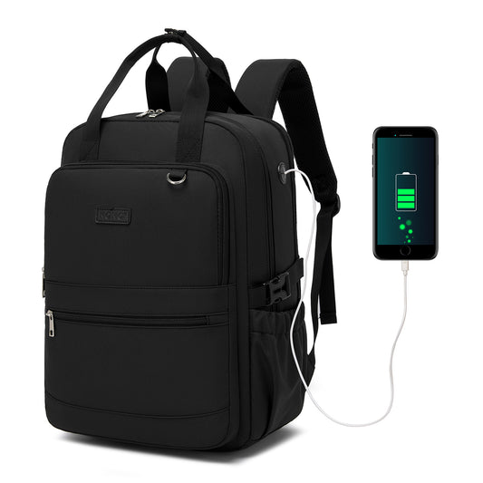 Kono Functional Water-Resistant Laptop Backpack, Trendy Design