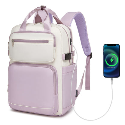 Kono Spacious Water-Resistant Laptop Backpack for Travel & Commuting- 15.6"