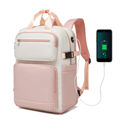 Kono Spacious Water-Resistant Laptop Backpack for Travel & Commuting- 15.6"