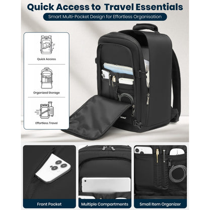 Kono Multi-purpose Business Backpack–Fits 15.6" Laptop, Ideal for Work