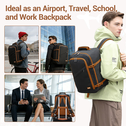 Kono Flexible Cabin Backpack 30×20×40-Fits 15.6" Laptop