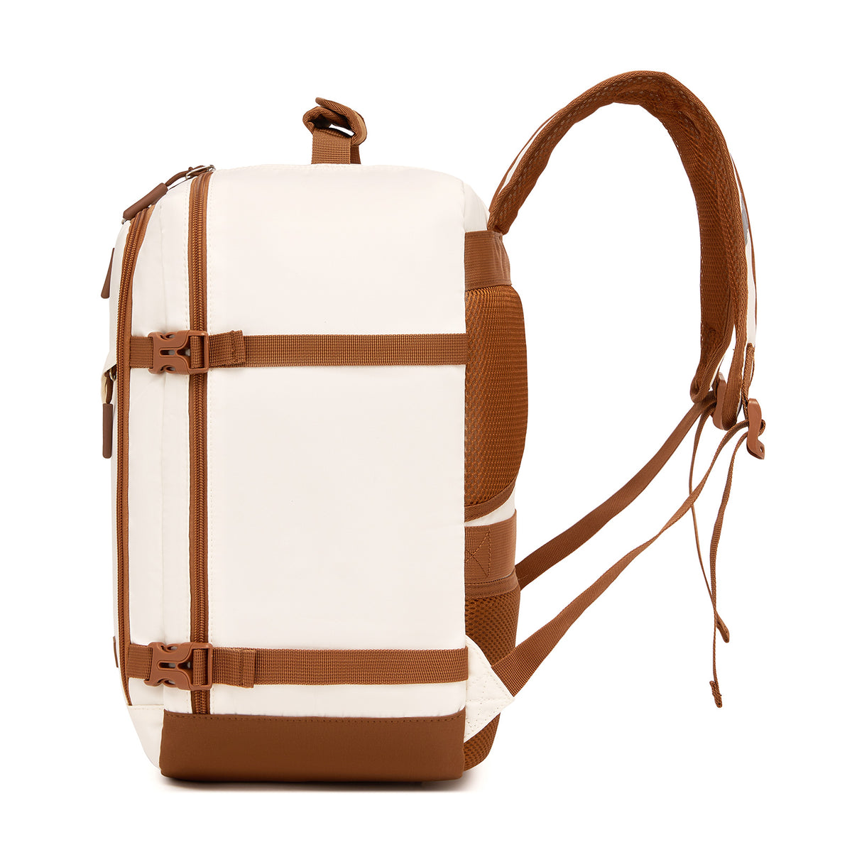 Kono Colour-Block Organised Cabin Backpack 40×30×20– Spacious, Clamshell