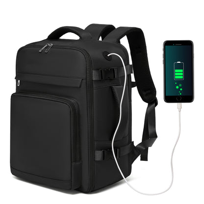Kono Cabin Travel Backpack 40×20×30 cm– Water-Resistant, Multi-Compartment