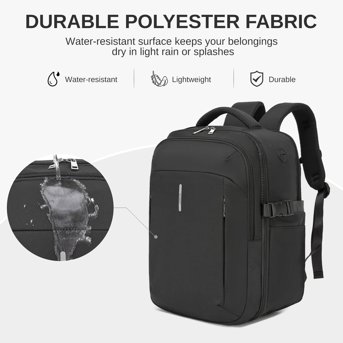 Kono Cabin Approved Carry On Backpack 40×30×20cm