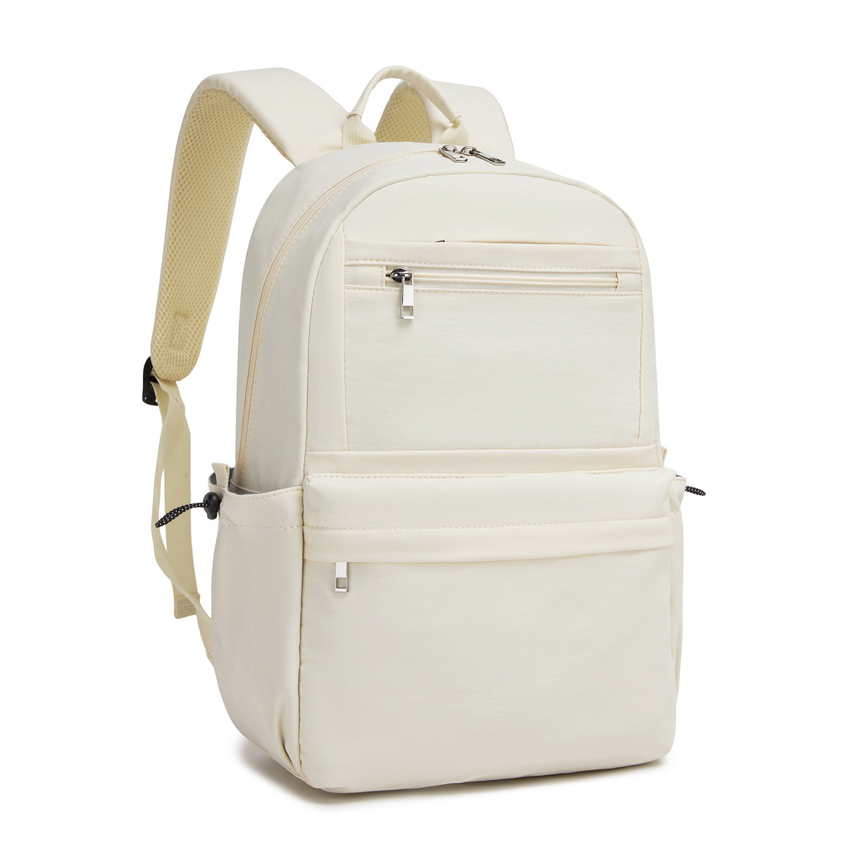 KONO Stylish Solid-Color Casual Backpack for School and Weekend Trips