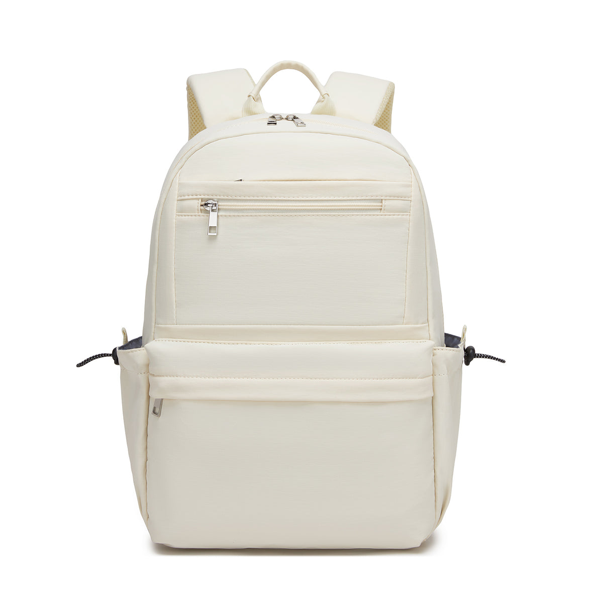 KONO Stylish Solid-Color Casual Backpack for School and Weekend Trips