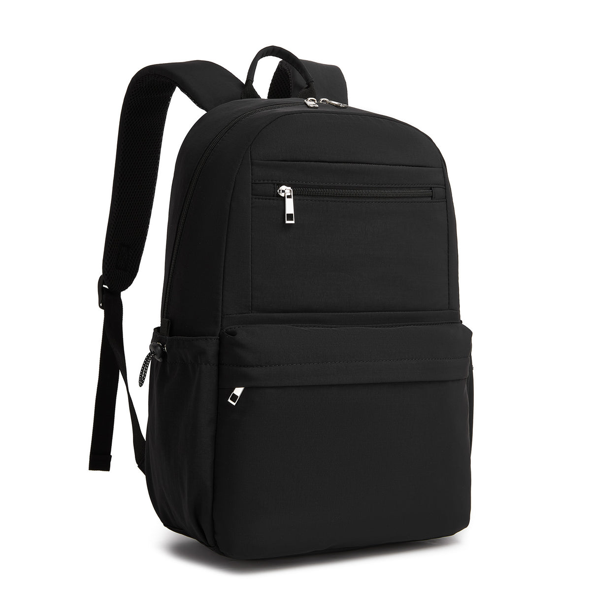 KONO Stylish Solid-Color Casual Backpack for School and Weekend Trips