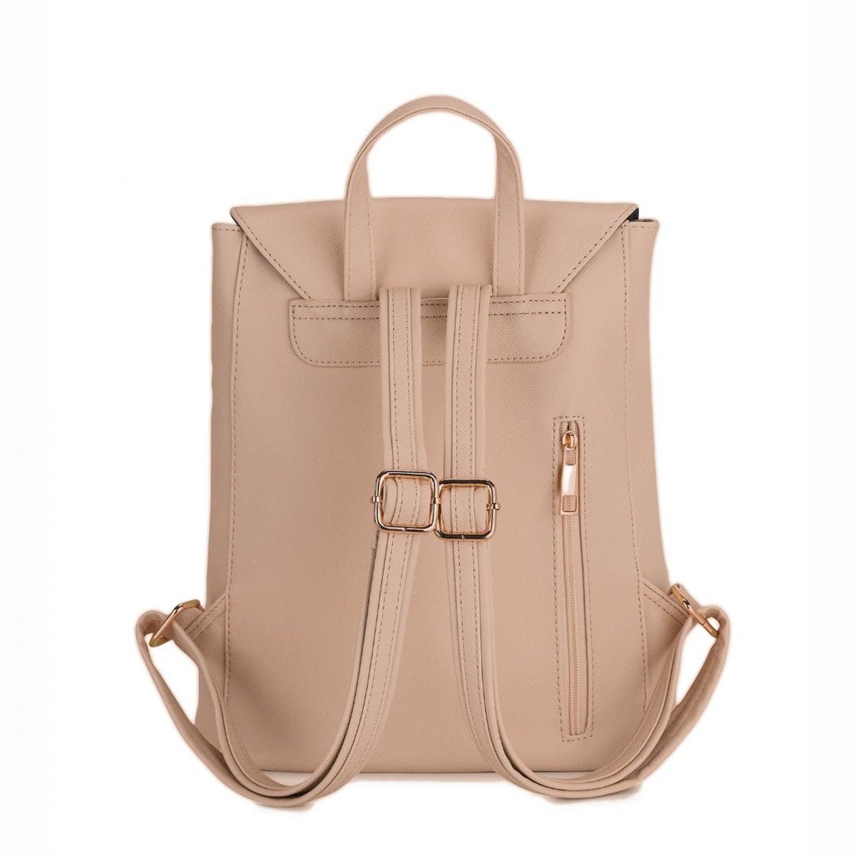 Miss Lulu Stylish Faux Leather Backpack Secure Daypack
