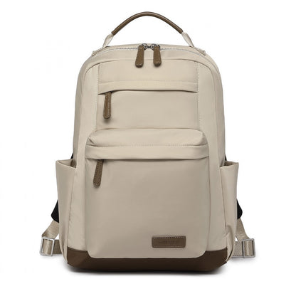 Miss Lulu Stylish Backpack with Laptop Sleeve and Multiple Pockets and Trolley