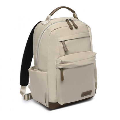 Miss Lulu Stylish Backpack with Laptop Sleeve and Multiple Pockets and Trolley