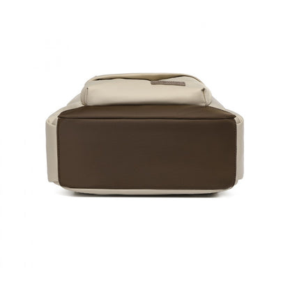 Miss Lulu Stylish Backpack with Laptop Sleeve and Multiple Pockets and Trolley