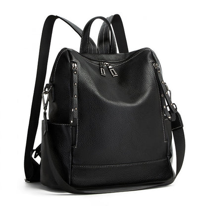 Miss Lulu Women's Convertible PU Leather Backpack & Shoulder Bag– Versatile