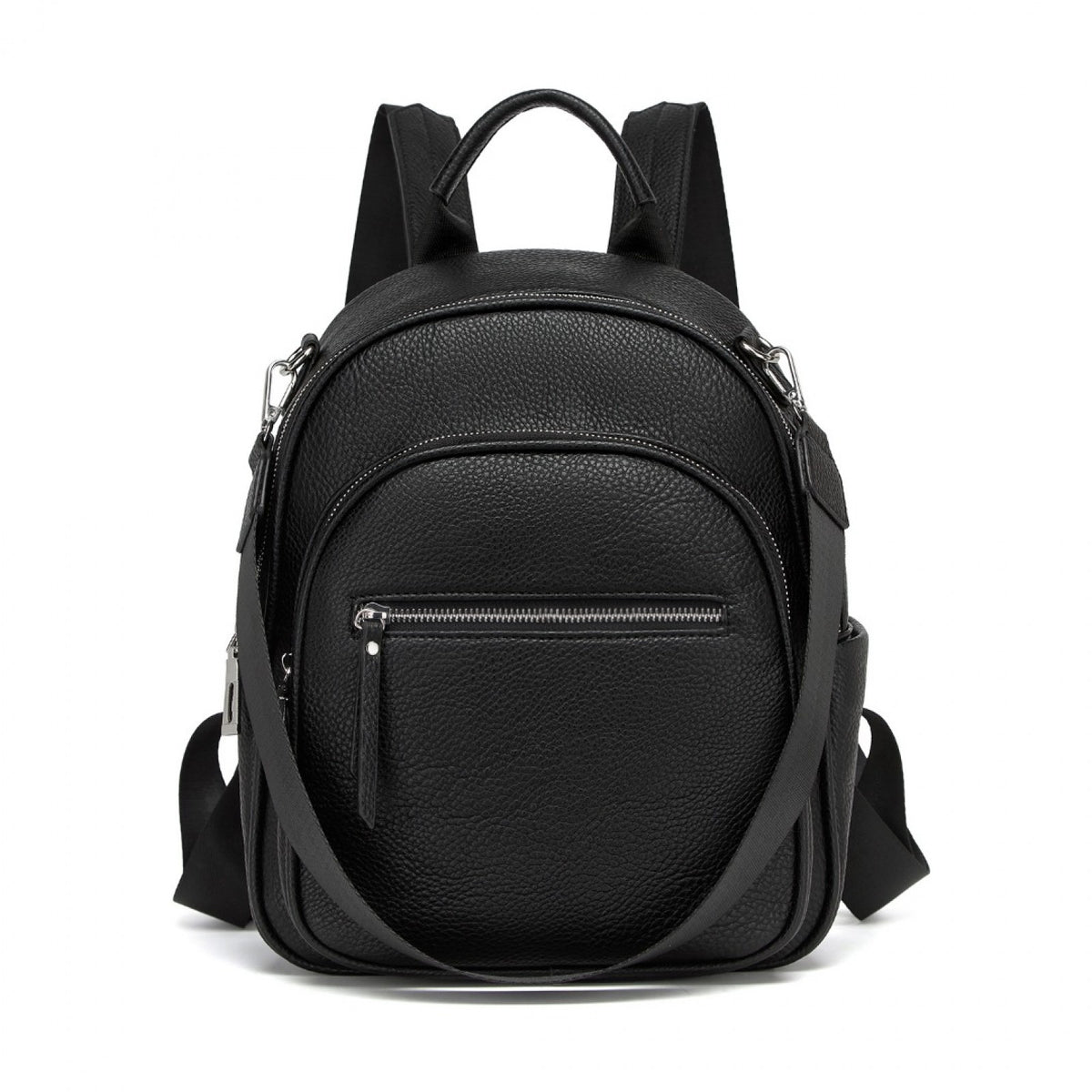 Miss Lulu PU Leather Convertible Backpack Crossbody Bag- Lightweight Anti-Theft