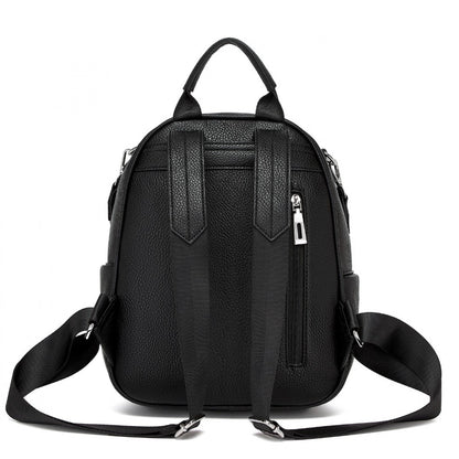 Miss Lulu PU Leather Convertible Backpack Crossbody Bag- Lightweight Anti-Theft