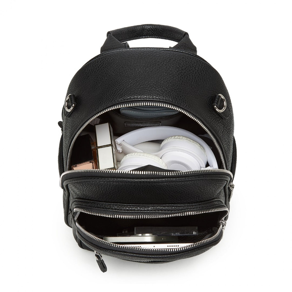 Miss Lulu PU Leather Convertible Backpack Crossbody Bag- Lightweight Anti-Theft