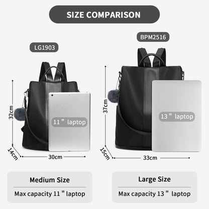 Miss Lulu Stylish Anti-Theft Convertible Backpack
