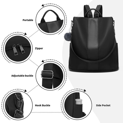 Miss Lulu Stylish Anti-Theft Convertible Backpack